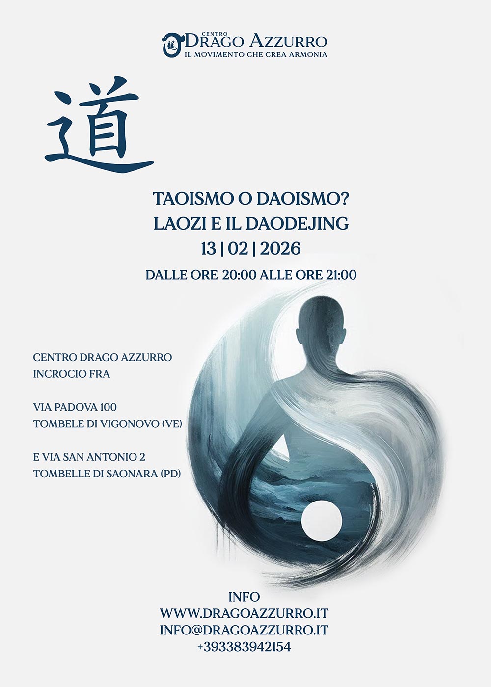 Laozi | Corsi di ginnastica del benessere, ginnastica dolce, posturale, pilates, ginnastica per parkinson | Arti marziali cinesi, Taiji Quan, QiGong, DaoYin e difesa personale | Camin, Camponogara, Campolongo Maggiore, Dolo, Fossò, Fiesso d'Artico, Legnaro, Noventa Padovana, Padova, Ponte di Brenta, Ponte San Niccolò, Sandon, Venezia, Vigonovo, Villatora, Saonara, Stra.